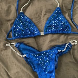 Blue Competition Bikini